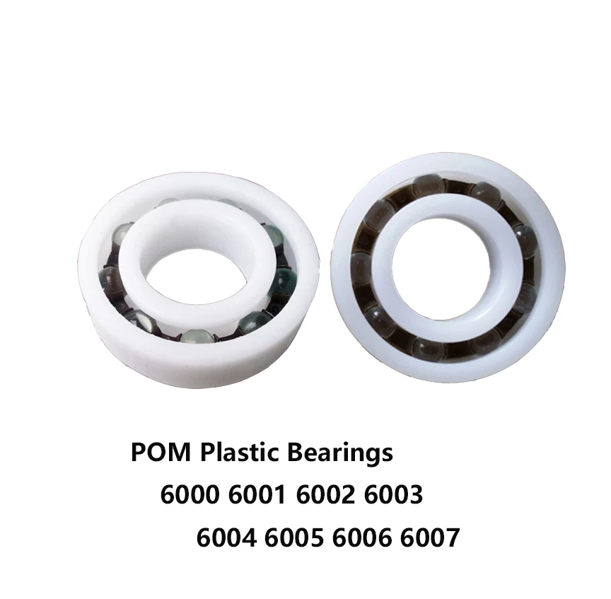 POM Пластик подшипники нейлона 6000 6001 6002 6003 6004 6005 6006 6007