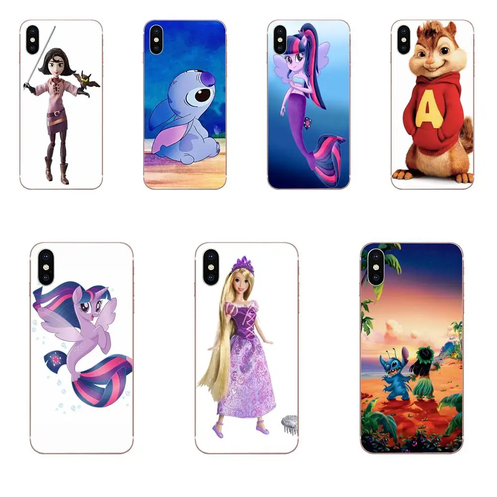 

Glitter Liquid Stitch Chip Dale Mermaid Princess For Xiaomi Redmi Mi 4 7A 9T K20 CC9 CC9e Note 7 9 Y3 SE Pro Prime Go Play