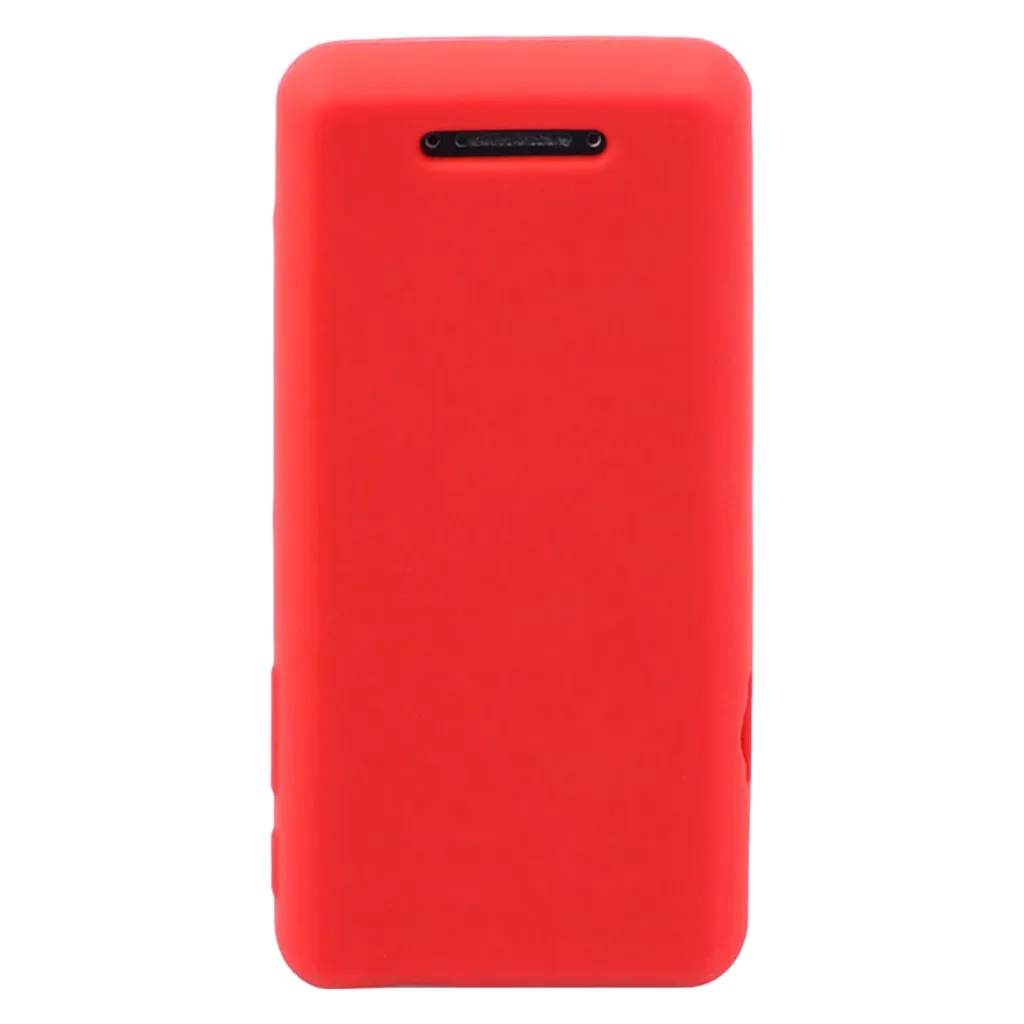 Bluetooth MP3 mp4 плееры Caes силиконовый защитный чехол Гибкая крышка для SOULCKER D16 MP3 плеер аксессуары покрытие-L904 - Цвет: RD