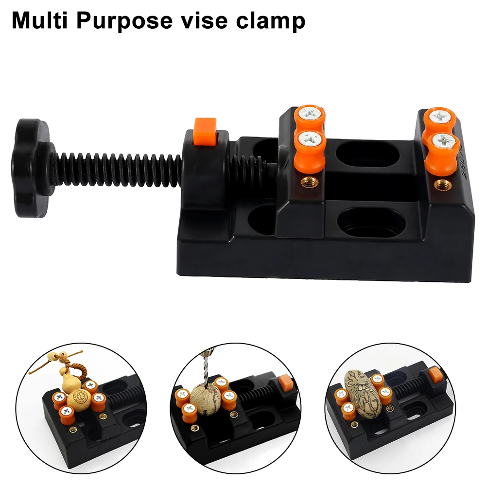 

Miniature Table Vice Carving Bench Clamp Drill Press Flat Vice Opening Parallel Table Vise DIY Sculpture Craft