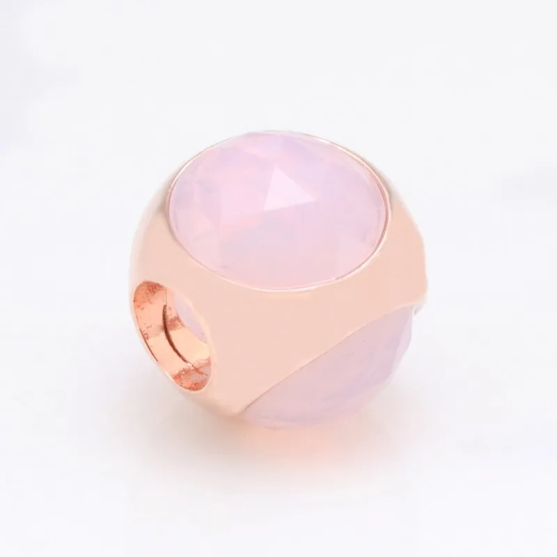 

Original 925 Sterling Silver Bead Rose Gold Three Side Cat Eyes Fit Pandora Women Bracelet & Necklace Diy Jewelry