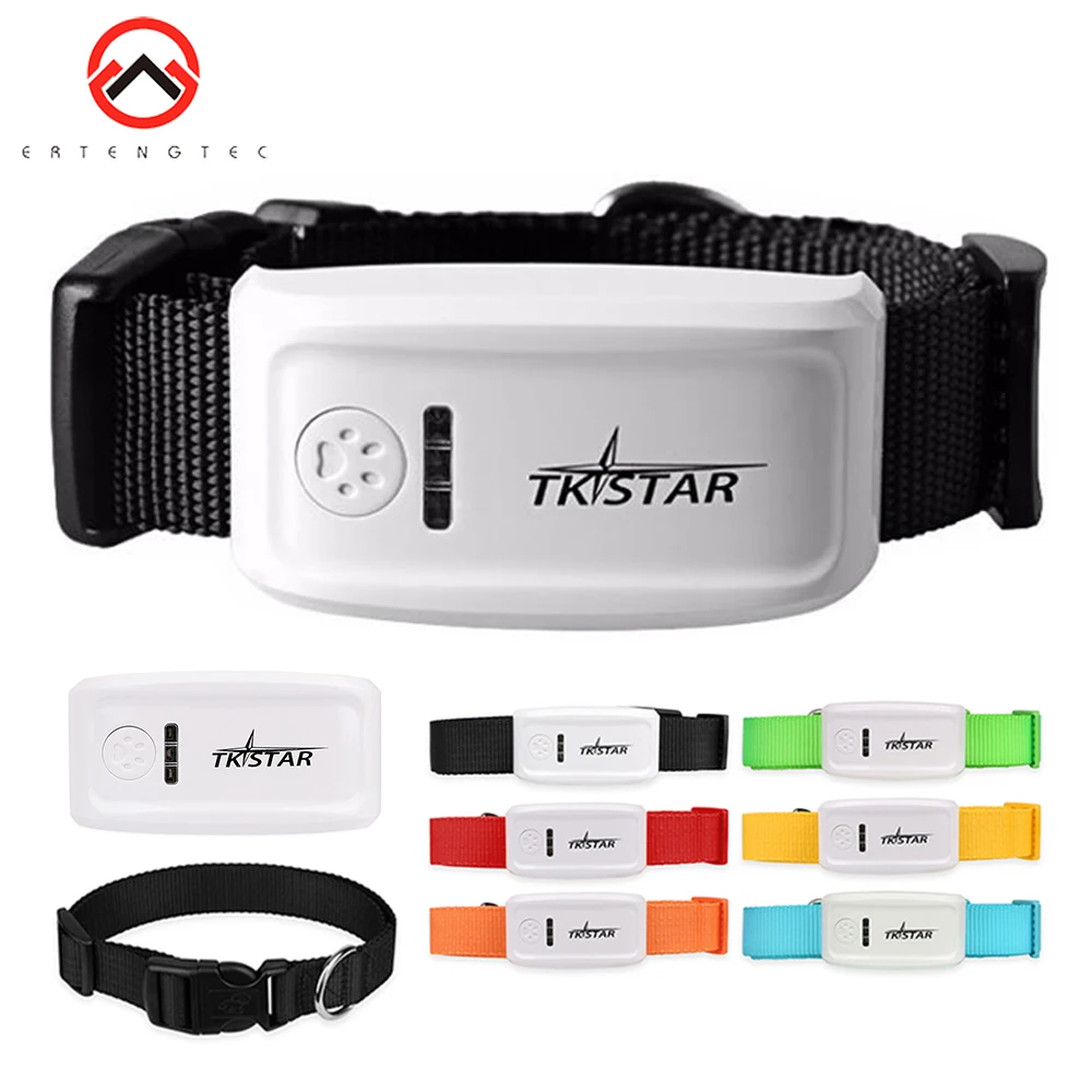 GPS Tracker Dog GPS Tracker TK909 Waterproof IP65 Geofence Google Track For Cat Collar Voice Monitor Mini Locator For Dog FREE APP