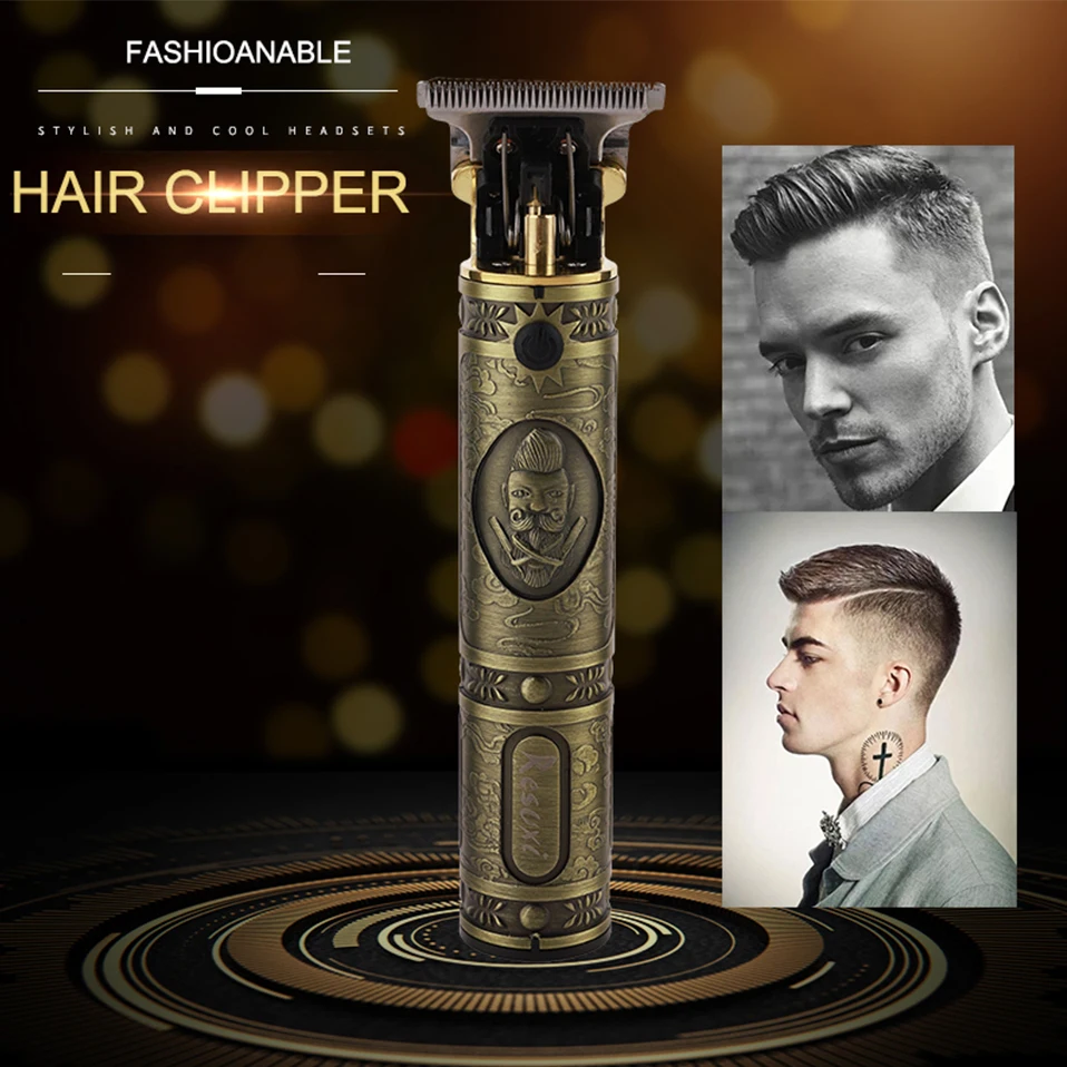 

USB Rechargeable Hair Clipper Electric Hair Trimmer Electric Barbershop Cordless Men Haircut Cutting Machine Tools