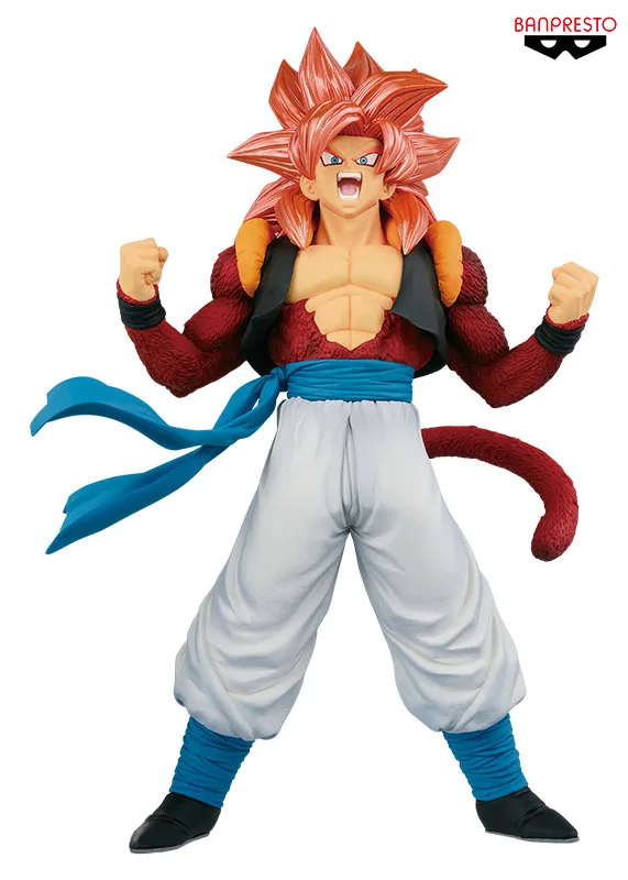 Японское аниме "Жемчуг дракона GT" Оригинал Banpresto крови SAIYANS специальная V Коллекция фигурка-Chou Super Saiyan 4 Gogeta