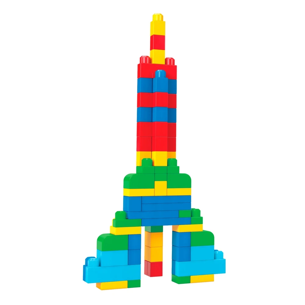 Башня из лего своими руками Конструктор Mega Bloks Мой первый конструктор 80 деталей Для мальчиков DCH63 Ali