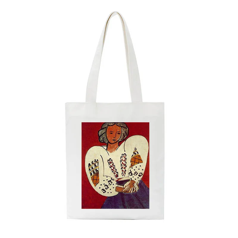 Matisse Летняя Повседневная Женская холщовая школьная сумка с принтом, модная сумка Harajuku с буквенным принтом, сумка для шопинга на плечо