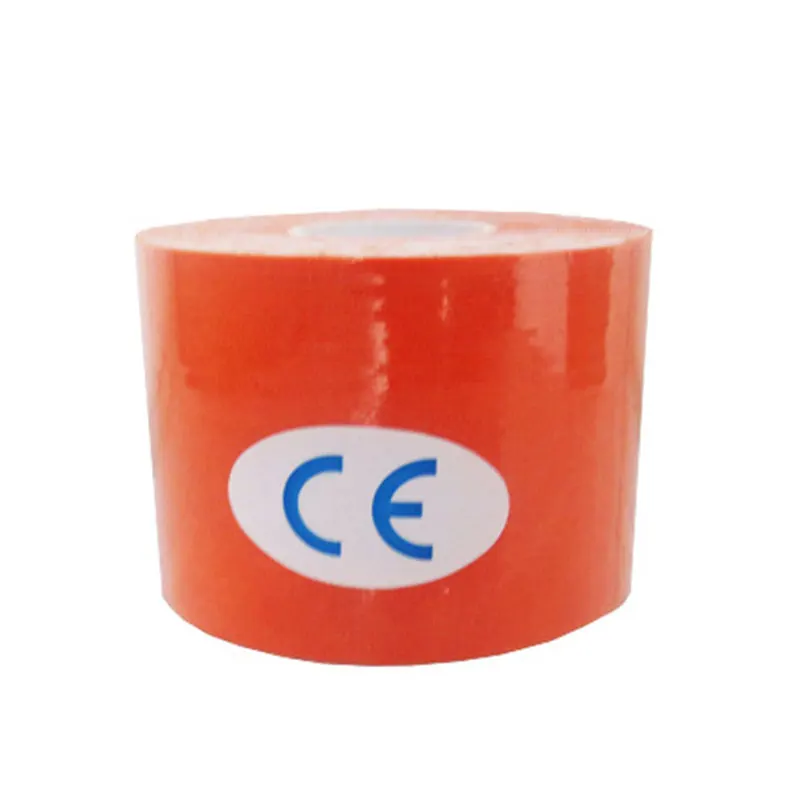 Taping Bandage Care Therapy Stickers Cotton Adhesive 3.8cm5m Multi-Color - Цвет: Orange