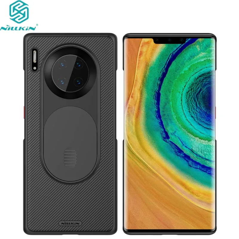 

For Huawei Mate 30 Pro Phone Shell Nillkin Anti-shock Rubberized Camshidld TPU Case for Mate 30 Slide Case Camera Protection