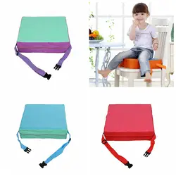 Chrilren увеличенная Подушка для стула мягкая детская подушка на табурет регулируемый съемный стул бустерная Подушка детская коляска коврик