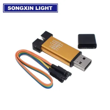 

10PCS Stlink ST-Link V2 Mini STM8 STM32 Simulator Download Programmer Programming With Cover