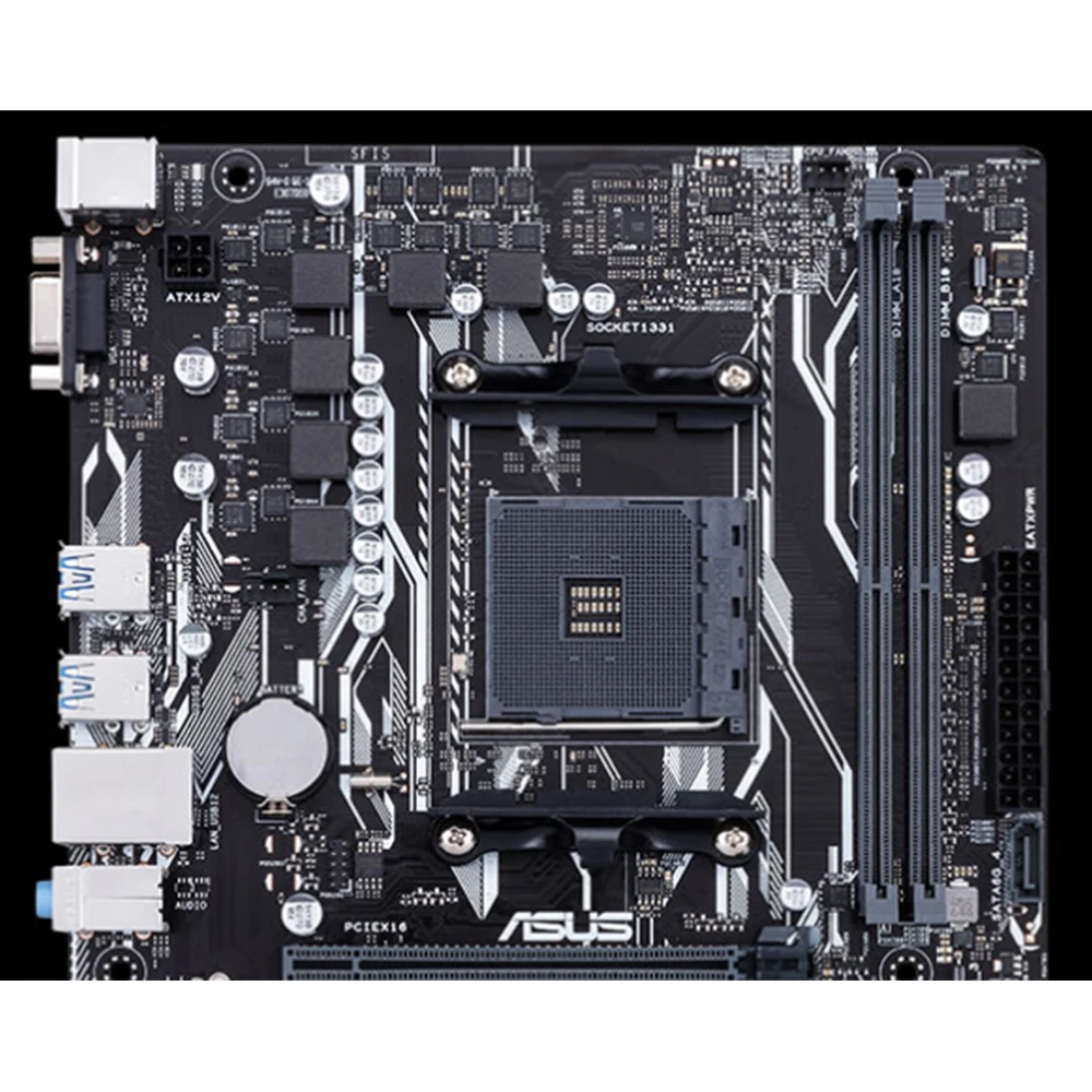 Материнская плата AMD prime a320M-F amd ryzen AM4 mATX DDR4 3200MHz SATA USB 3,1 Gen 1 абсолютно новая и оригинальная материнская плата a320 2011