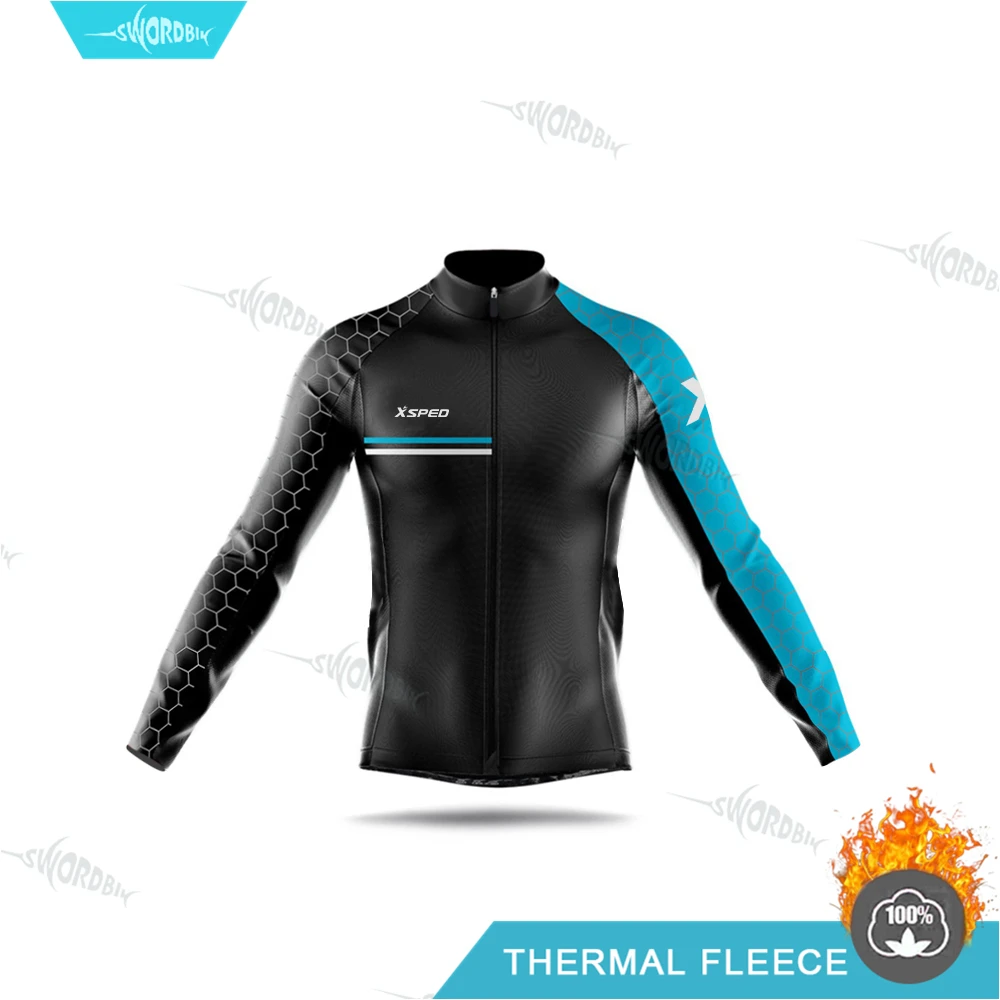 Cycling Jacket Pro Team велосипедная одежда зимняя флисовая одежда с длинным рукавом Джерси Набор GOBIKING неизвестная термальная флисовая облегающая одежда Ropa De Hombre - Цвет: Cycling Jacket