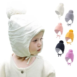 Kids Hats Winter Three-piece Suit Girl Child Boy Child Cashmere Fashion Colors Plus Velvet Warm