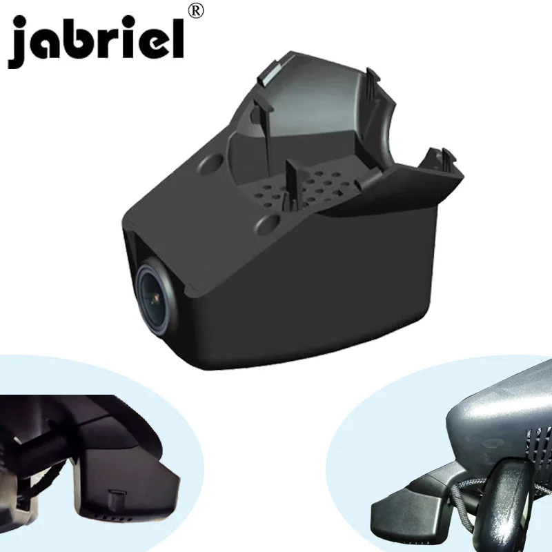 Jabriel 1080P Скрытая Wifi видеорегистратор Автомобильная камера 24 часа recoder задняя для