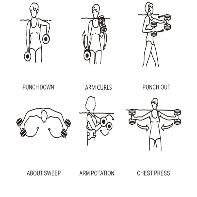 1Pc Outdoor Pool Toys Eva Foam Floating Dumbbells Summer Water Dumbbell Toys Swimming Pool Floating Dumbbells Water Support Dumb