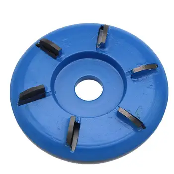 

Six Teeth Power Wood Carving Disc Milling Attachment 90mm Diameter 16mm Bore Arc/Flat for Angle Grinder Attachment