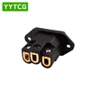 YYAUDIO  AC IEC Inlet Socket pure copper Gold Plated HIFI Power ► Photo 3/6