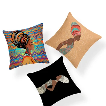 

Personalized And Interesting Pillows African Lines Geometric Patterns Square Pillowcases Home Decor Large Polyesters Pillows