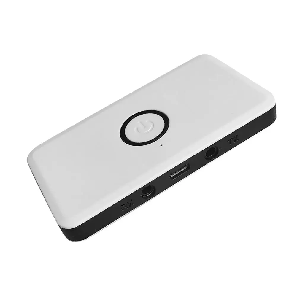White Bluetooth аудио приемник передатчик 2 в 1 адаптер преобразователь Bluetooth - Цвет: White