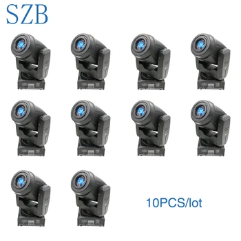 

LED Lyre 60W Spot Moving Head Light with 3 Face Prism with Pattern Rotation Gobo for DJ Disco Stage Light 10pcs/SZB-MH60A