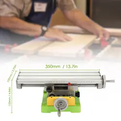 Мини составная скамейка Рабочий стол фрезерная Рабочая тиска сверлильный скользящий стол 6350