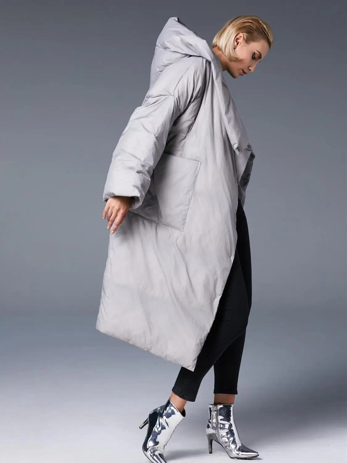 XS-7XL Plus size Winter over the knee longer
