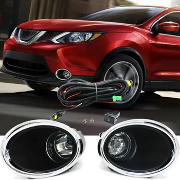 

Car Bumper Fog Light Set Turn Signal for Nissan Rogue Sport 2017 2018 with Switch Harness