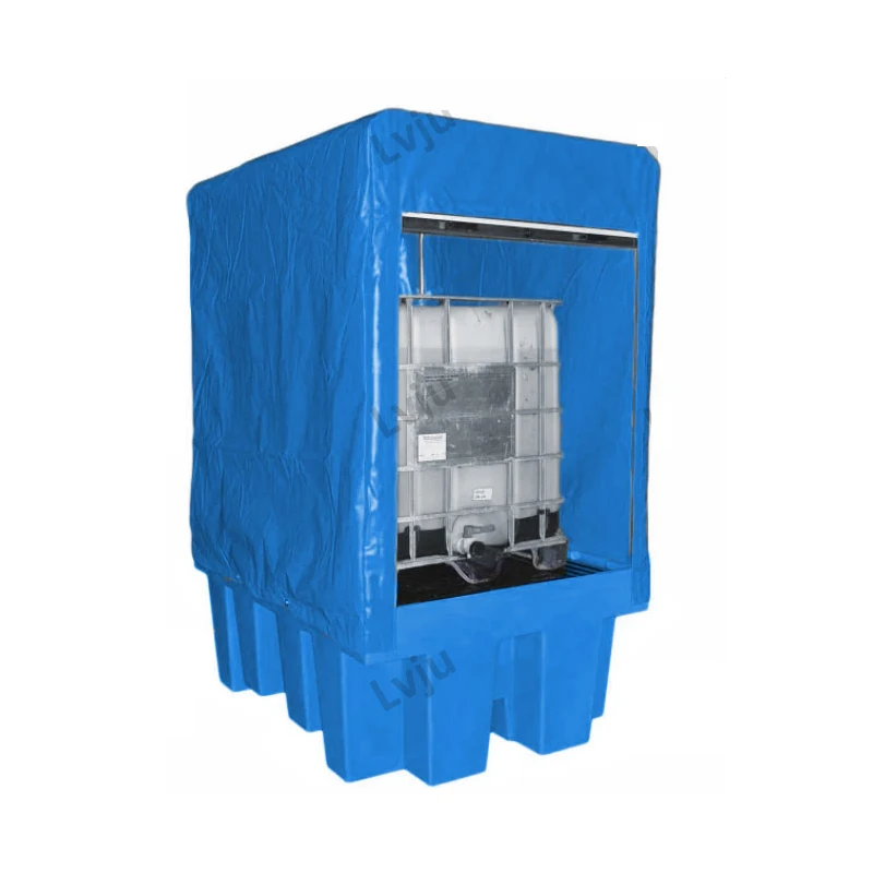 Lvju Single IBC Bund Cover Anti Spill Pallet Covers 250x70x210cm