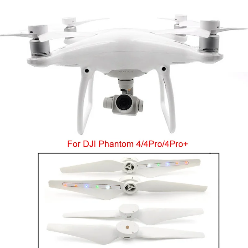BRDRC 2 пары светодиодный светильник пропеллер USB зарядка пропеллеры для DJI Phantom 4 Pro