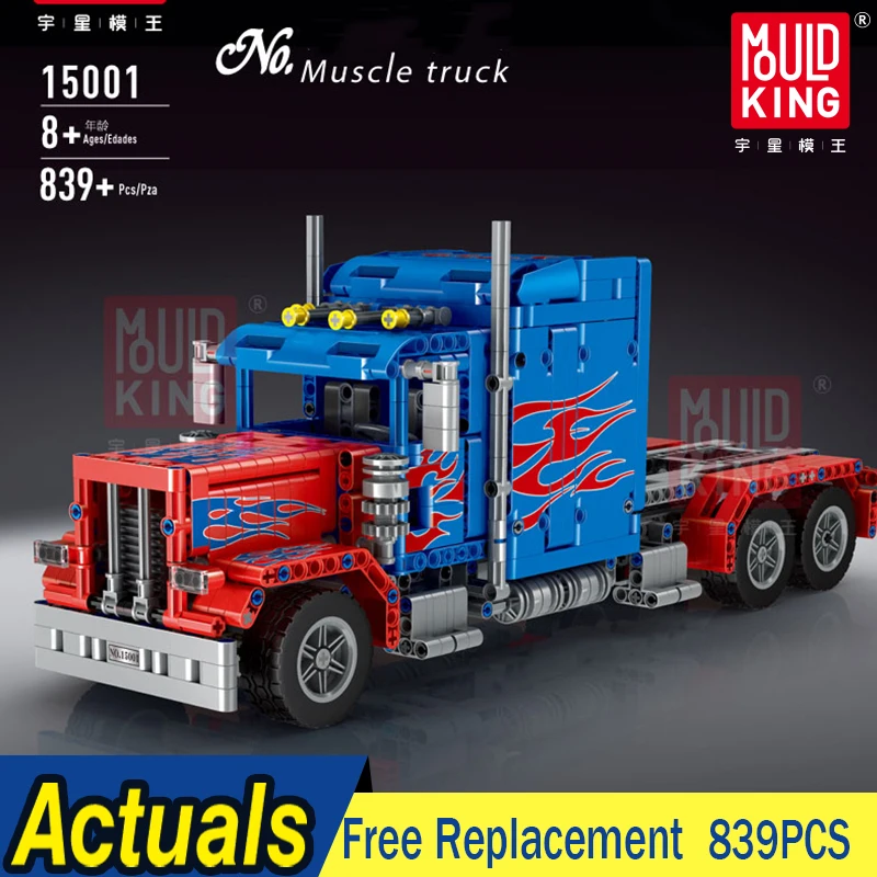 

DIY Technic Car Model The Transport Truck With Motor Function Parts Assembly Lepining Building Blocks Kids Christmas Car Gifts