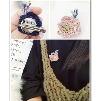 

100Pcs DIY Blank Brooch Round Alligator Clip Brooches with Pin Jewelry Making X4YA