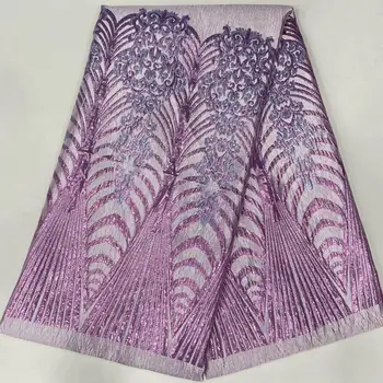 

African Lace Fabric Jacquard French Lace Fabric Nigerian Lace Fabrics 2020 High Quality Lace Material For Dress