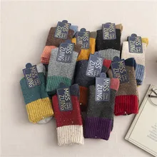 Зимние женские разноцветные хлопковые носки в стиле Харадзюку, толстые махровые носки в горошек для женщин, Повседневные Удобные носки, сохраняющие тепло