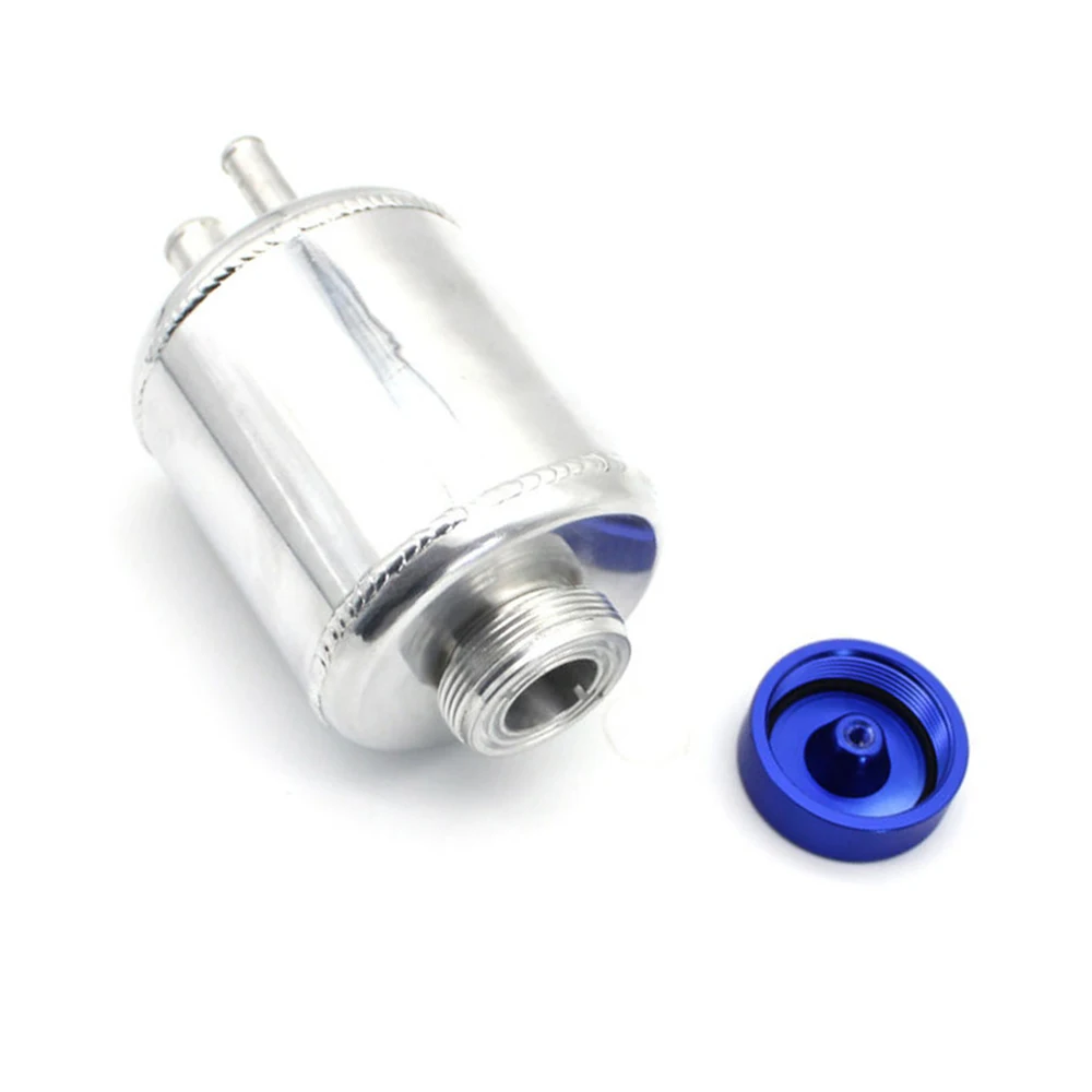 Универсальный алюминиевый сплав гидроусилитель руля газа жидкости резервуар масляный бак/синий колпачок