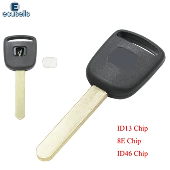

Transponder Key Case Shell Fob with ID13 13 Chip ID46 Chip 8E for Honda Civic CR-V S2000 Pilot Element Odyssey HON66 blade