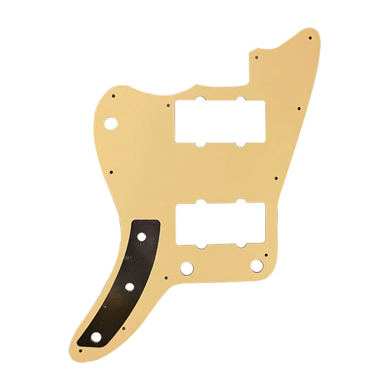 Pleroo Guitar Pickguard for Japan No Upper Controls Jazzmaster Style Guitar Replacement