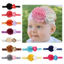 Стиль младенческой ламинированный маленький цветок старый цветок zu he hua модная резинка для волос Европа и Америка AliExpress тепловой головкой