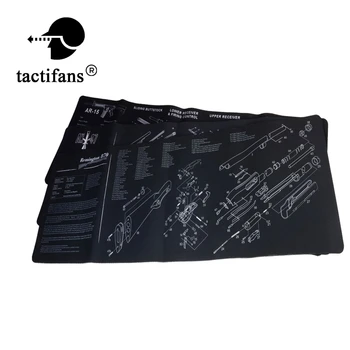 

Tactical Gun Cleaning Mat Rubber Carpet Waterproof Non-Slip Bench Diagram Parts&Instructions For AK Remington 870 AR15 Airsoft