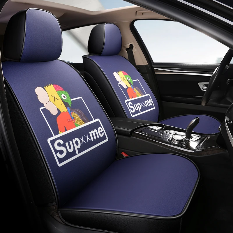  Car Seat Cover Universal Full Set Vehicle Seat Protection Auto for Dodge Caliber Charger Durango Jo