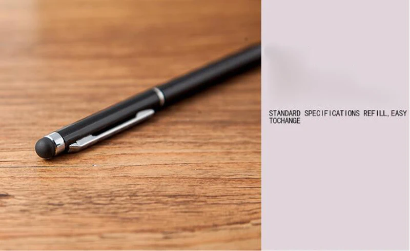 10pcs/lot 2 In 1 Touch Screen Stylus Pen Ballpoint Pens Office School Supplies Gift Roller Ball Pen