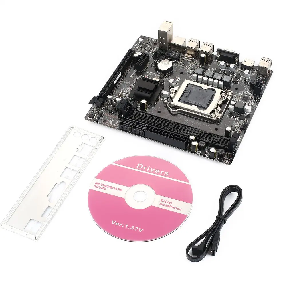 

X7 V121 Motherboard fit Intel Core i3,i5,i7 CPU Supports DDR3 Dual Channel architecture support 8GB by 2 DIMM slots