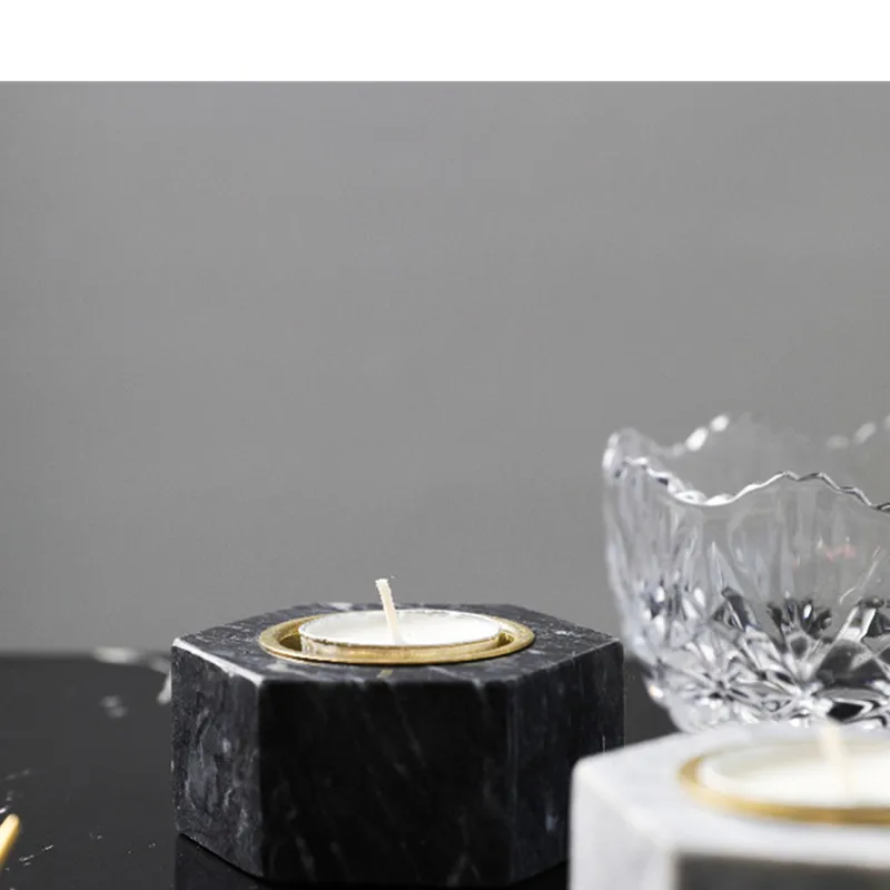 Держатели для свечей Tobs мраморный подсвечник ваза цветов Настольная Центральная