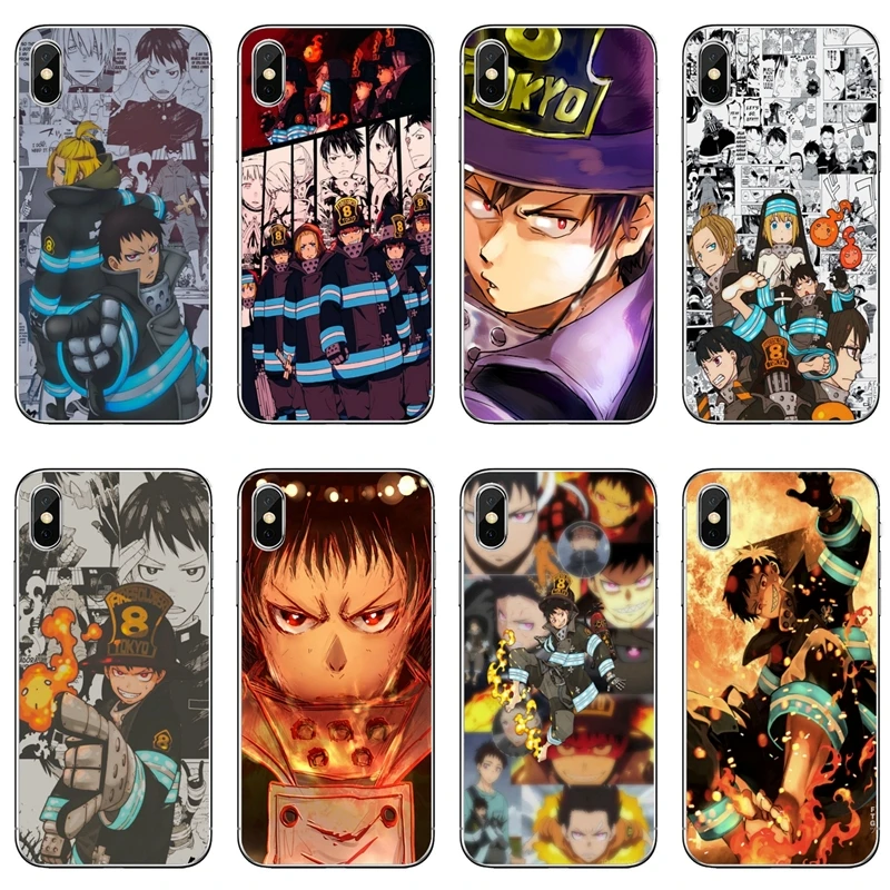 Fire Force Shinra Kusakabe аксессуары чехол для телефона Huawei P40 P30 P20 Pro P10 P9 Lite Y5 Y6 Y7 Y9 P Smart Plus 2018