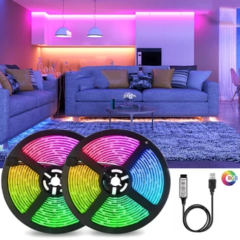 3M 5M 10M Led Light Strips Decoratie Verlichting 5V 2835 Usb Lint Lamp Voor Vakantie Partij slaapkamer Muur Bar Rgb Tv Backlight Tape 3M 5M 10M Led Light Strips Decoratie Verlichting 5V 2835 Usb Lint Lamp Voor Vakantie Partij slaapkamer Muur Bar Rgb Tv Backlight Tape