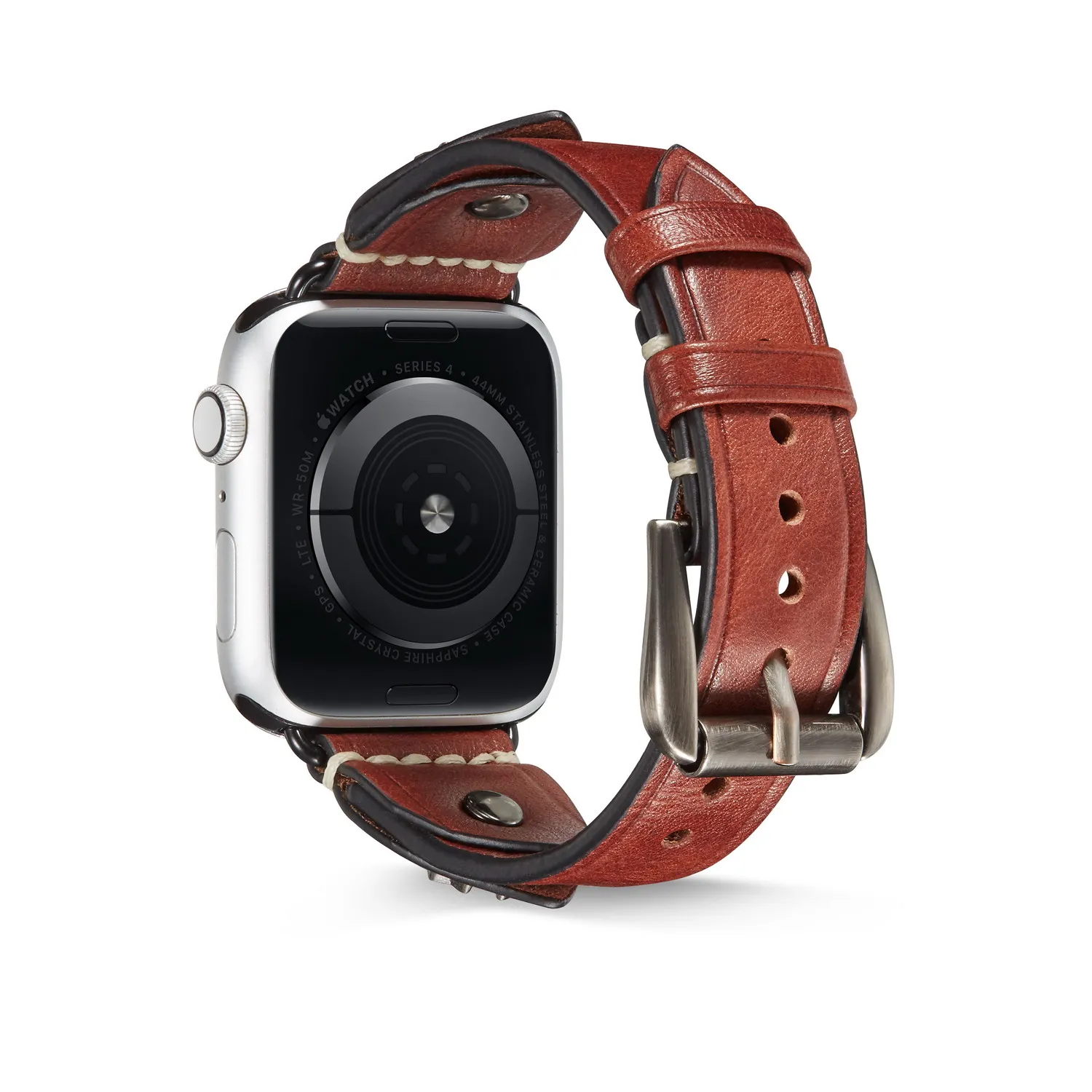 Ретро Кожаный ремешок для часов для apple watch 1 2 3 4 5 iwatch Ремешки для наручных часов 38 мм 42 мм 40 мм 44 мм