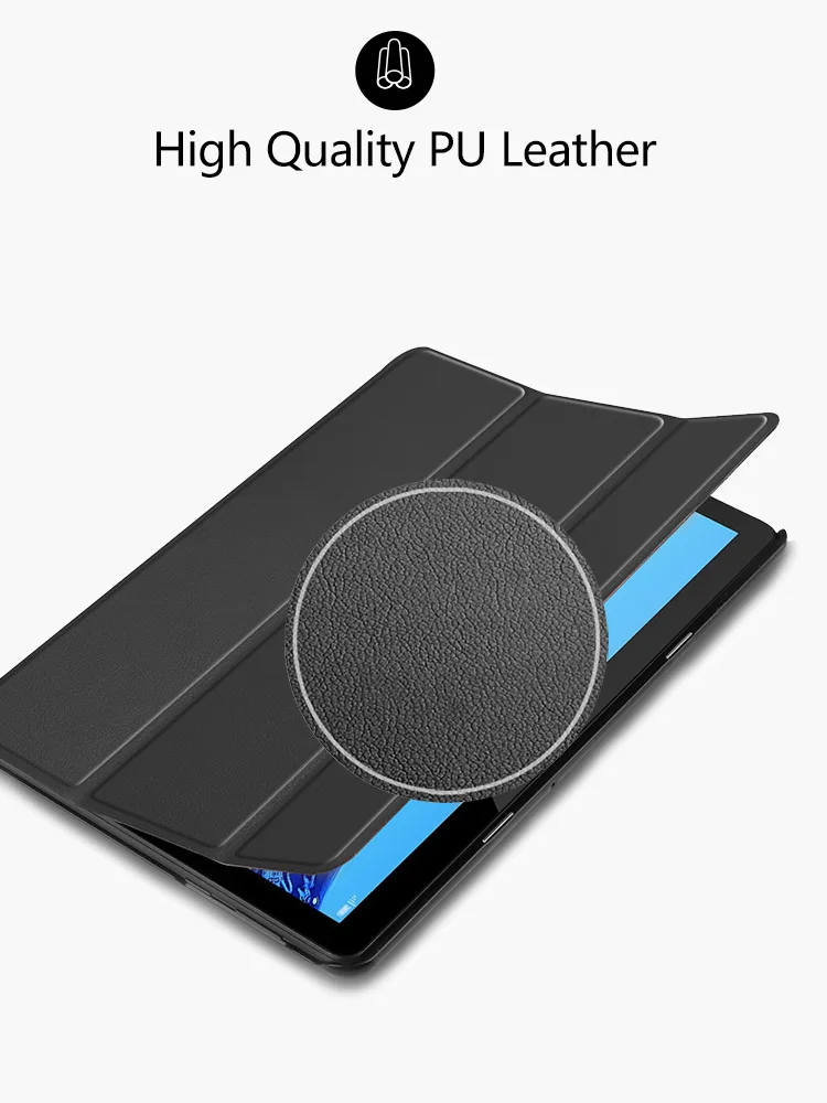 Чехол-книжка для huawei mediapad T5 10 AGS2-W09/L09/L03/W19 10,1 чехол-подставка для планшета huawei mediapad T5 10 чехол+ подарочная ручка