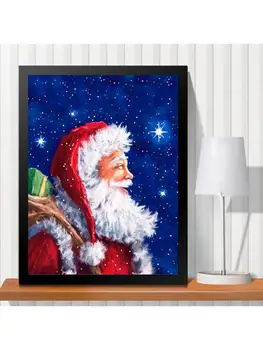 

4 Sets Christmas Santa 5D Full Drill Diamond Painting Embroidery Cross Stitch 4XFA