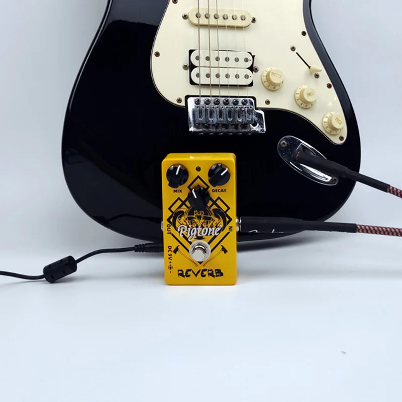 Pigtone PP-08 digital reverb Guitar effect pedal acoustic electric guitar accessories effects pedals Real bypass