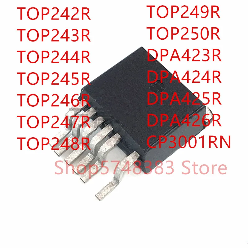 10 шт. TOP242R TOP243R TOP244R TOP245R TOP246R TOP247R TOP248R TOP249R TOP250R DPA423R DPA424R DPA425R DPA426R CP3001RN TO-263-6 |