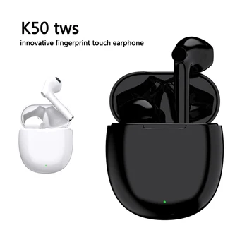 

K50 TWS Wireless Bluetooth 5.0 Earphone Touch Control Handsfree IPX7 Waterproof Earbuds HD Stereo Built-in Mic Gaming Headset